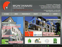 Tablet Screenshot of montanaricostruzioni.it